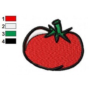 Free Food Tomato Embroidery Design